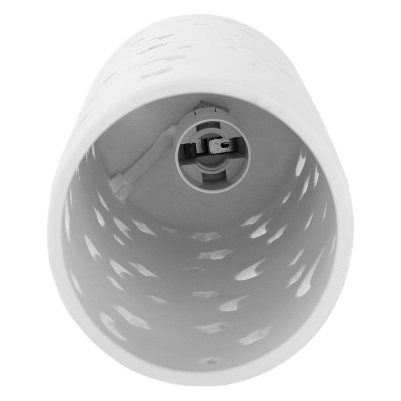 Lampa DANAR, alb, ceramica, 9x19x20 cm