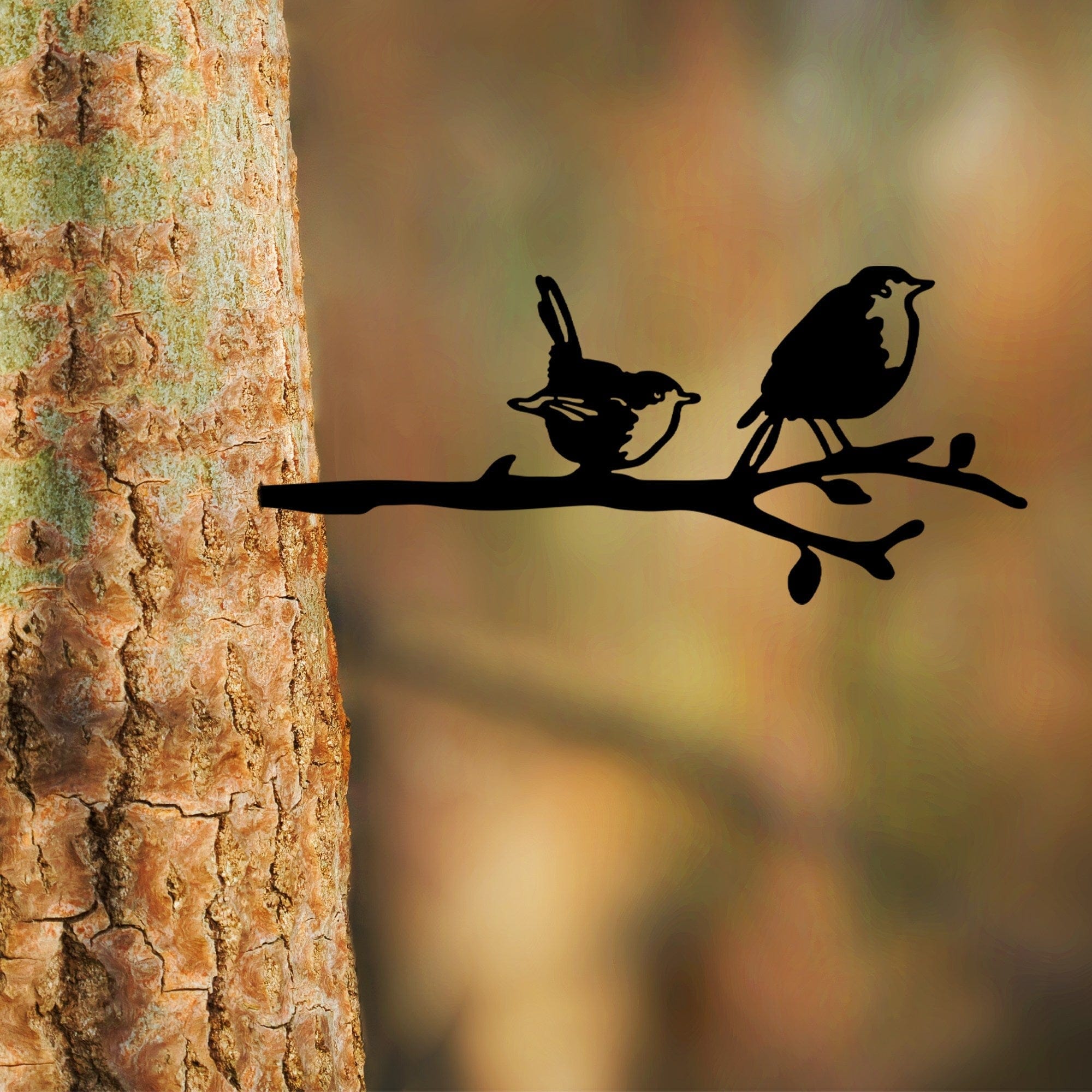 Decoratiune gradina 565TNL1301, negru, metal, 55x22 cm