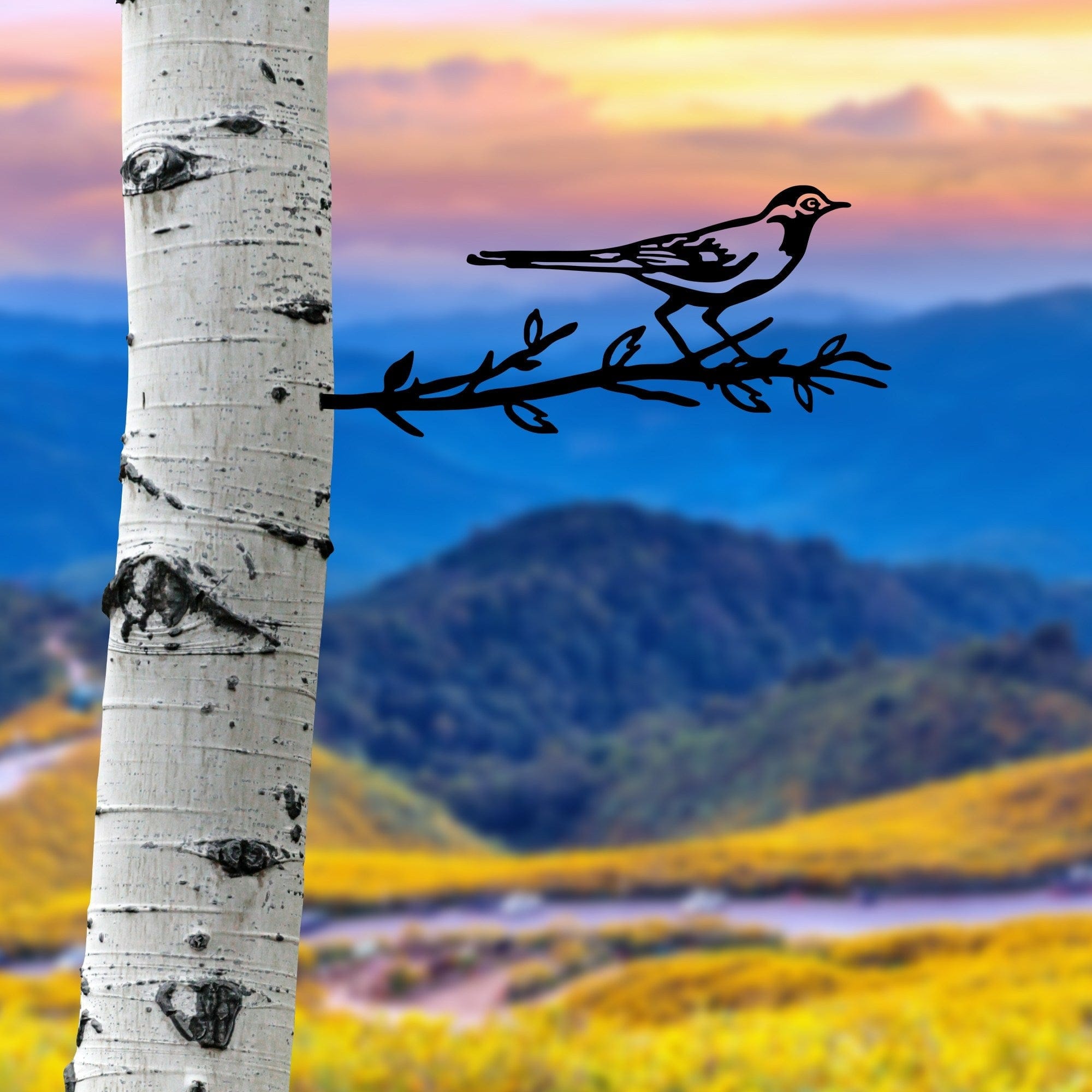 Decoratiune gradina 565TNL1303, negru, metal, 50x20 cm