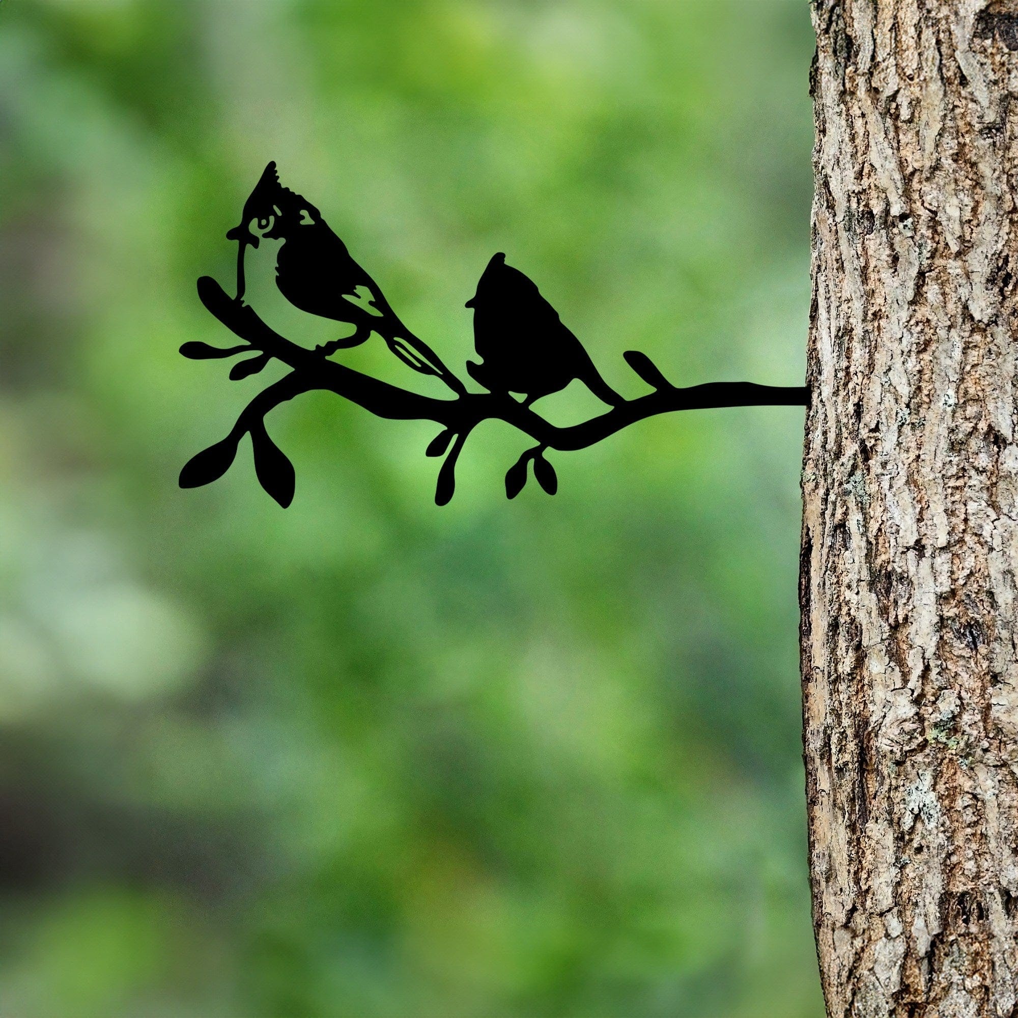 Decoratiune gradina 565TNL1305, negru, metal, 45x23 cm