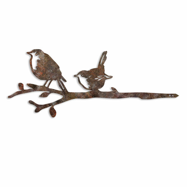 Decoratiune gradina 565TNL1311, maro, metal, 55x22 cm