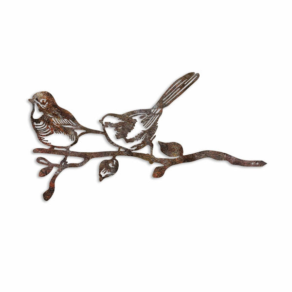 Decoratiune gradina 565TNL1312, maro, metal, 50x26 cm
