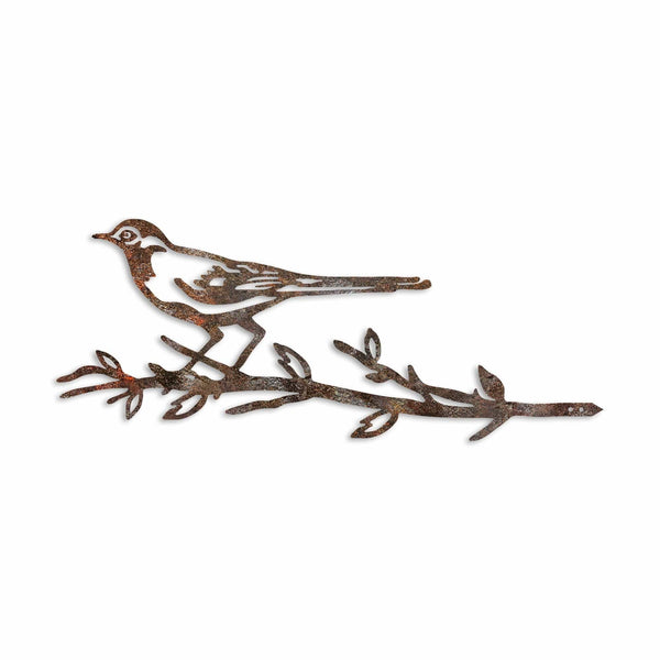 Decoratiune gradina 565TNL1313, maro, metal, 50x20 cm