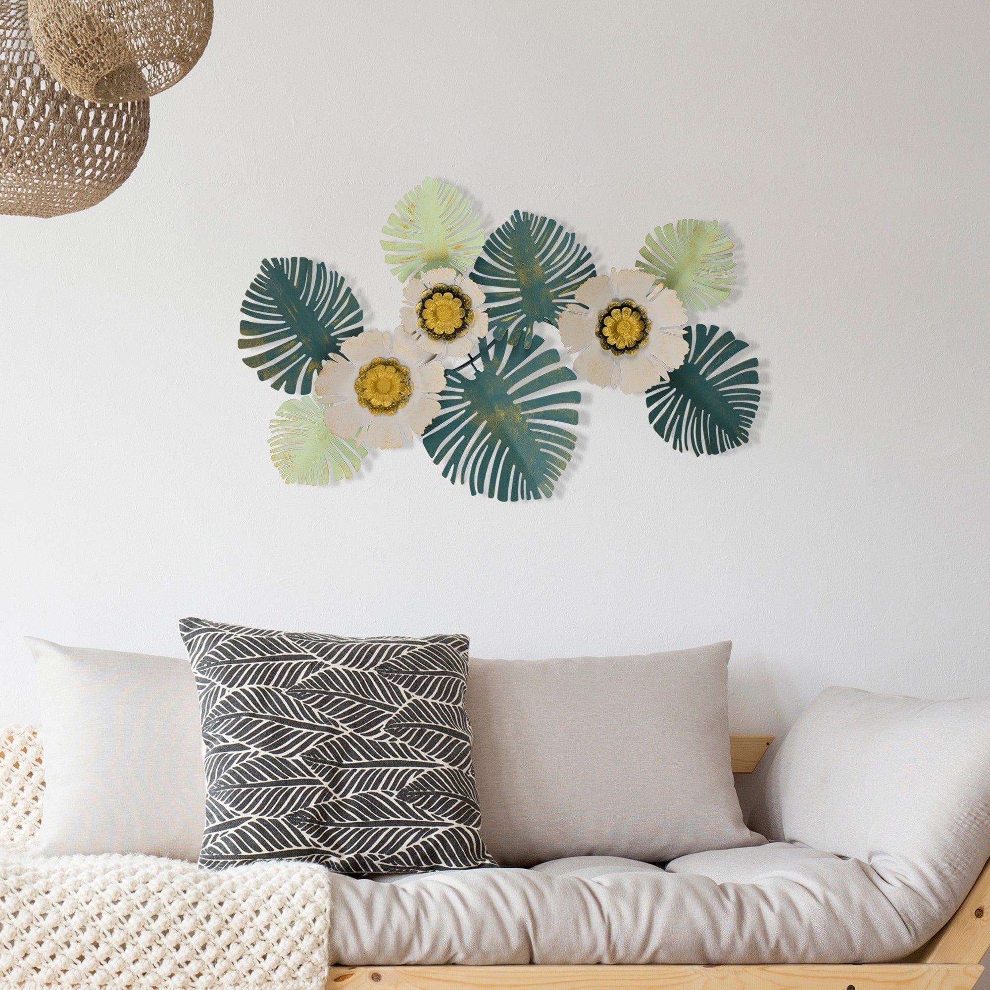Decoratiune perete Heaven, multicolor, metal, 80x8x55 cm
