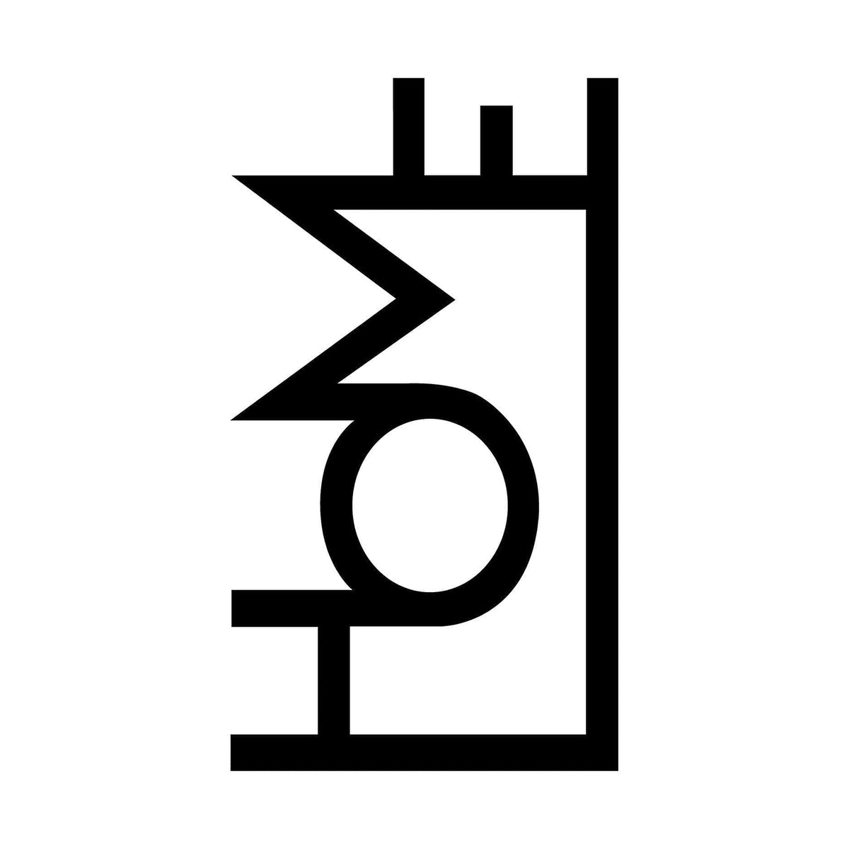 Decoratiune perete HOME, negru, metal, 28x50 cm