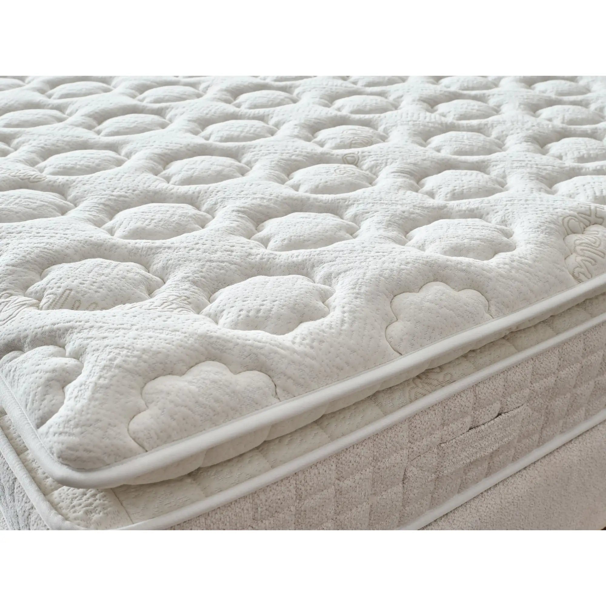 Saltea cu arcuri pocket BOHEM, crem, 140x200 cm