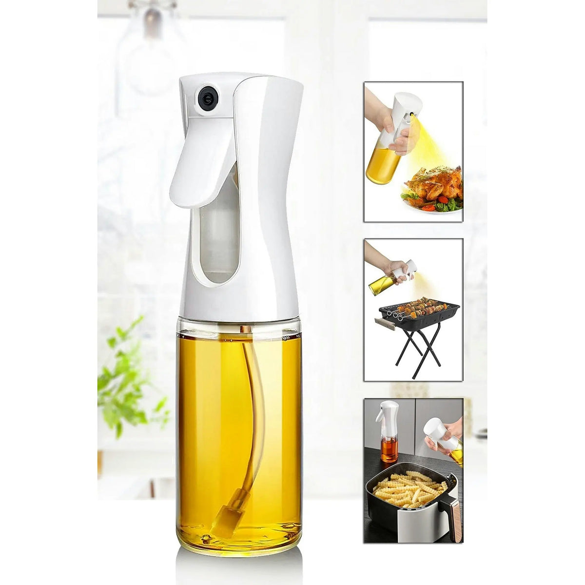 Dispenser ulei C-SP-210, alb, plastic, 210 ml