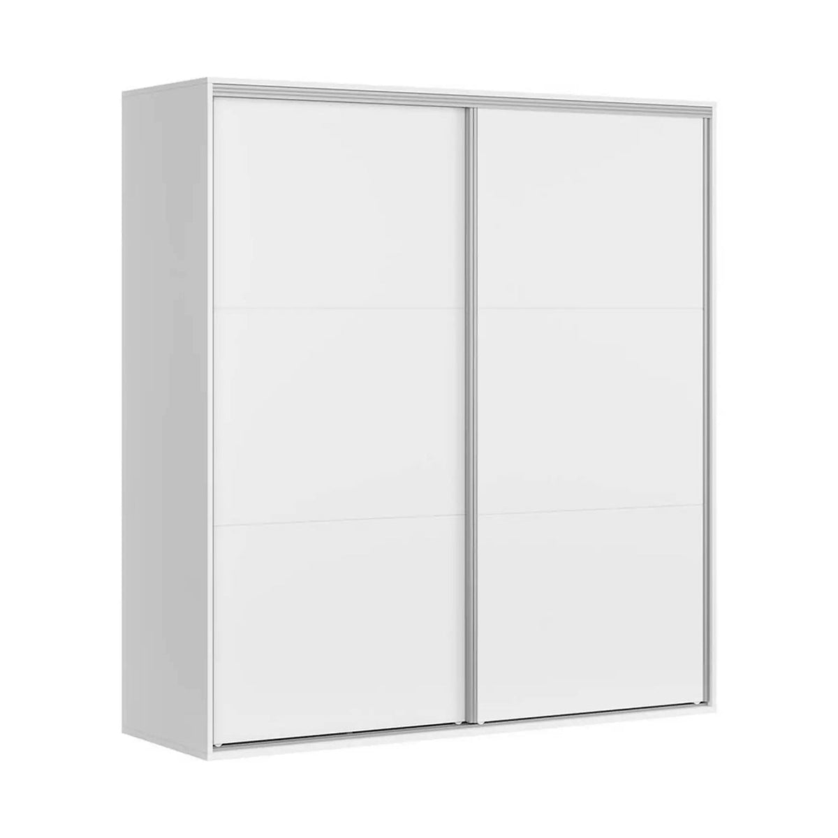 Dressing FLEX, alb, PAL, cu 2 usi, 200x66x218 cm