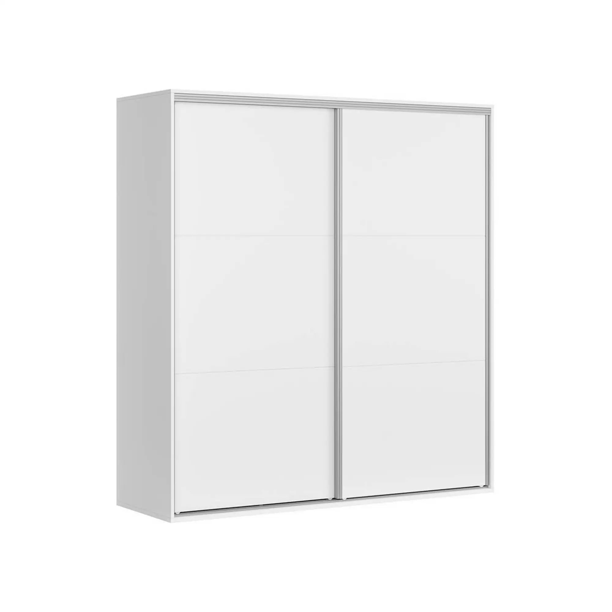 Dressing FLEX, alb, PAL, cu 2 usi, 200x66x218 cm