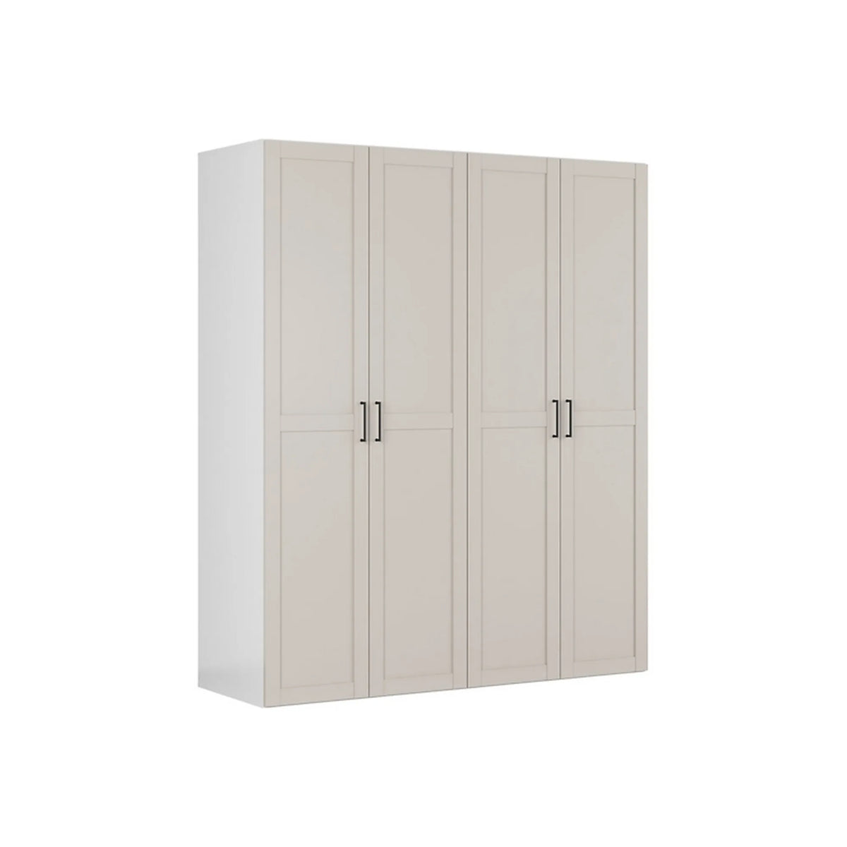 Dressing FLEX, casmir, PAL, cu 4 usi, 200x66x240 cm