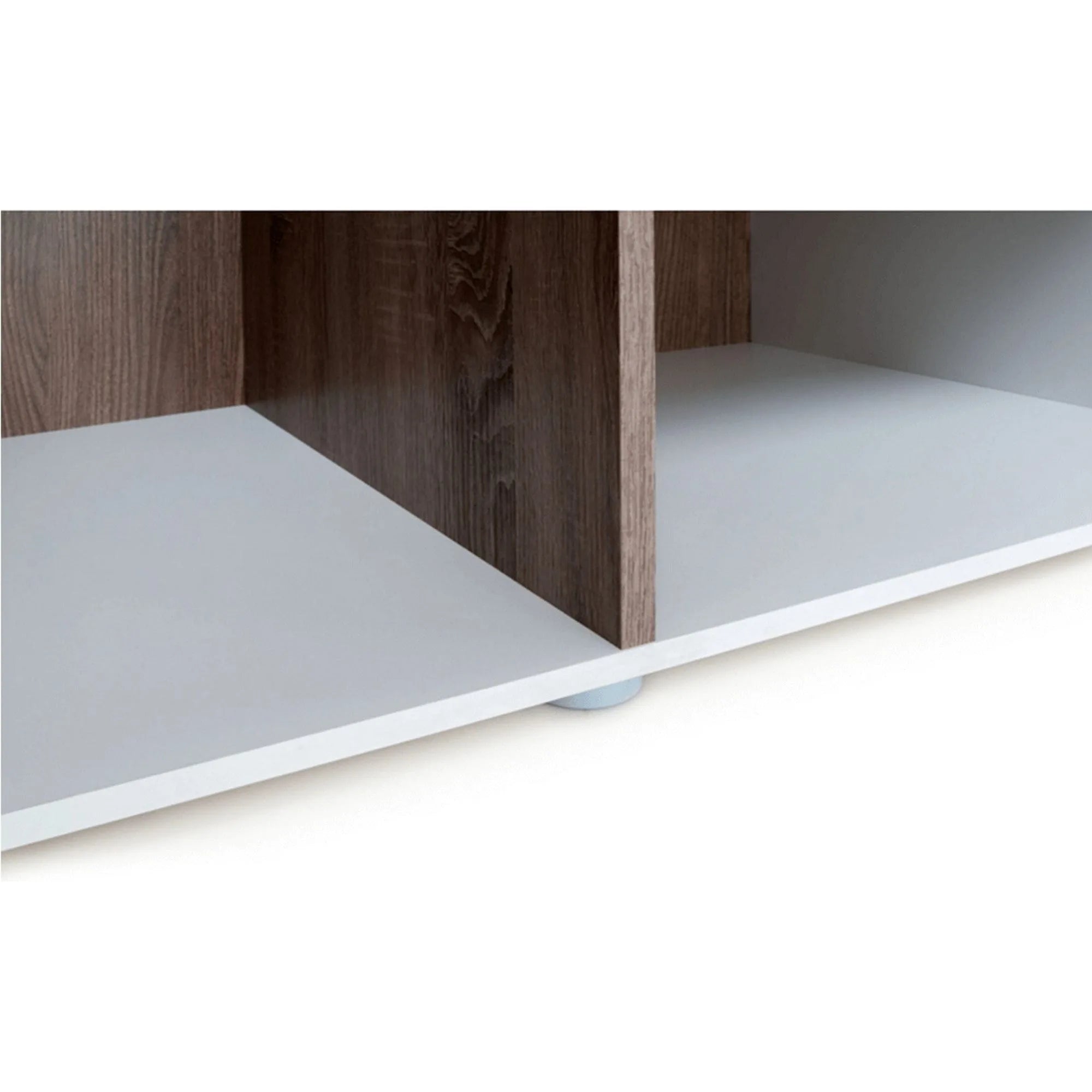 Dressing LYNATET TYP 23, alb lucios, PAL laminat, 219x59x209 cm