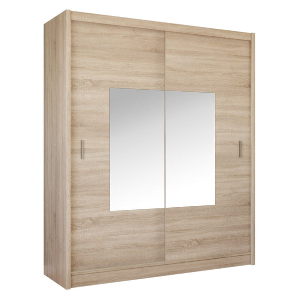 Dressing MADRYT, stejar sonoma, PAL melaminat, cu 2 usi, 203x61x215 cm