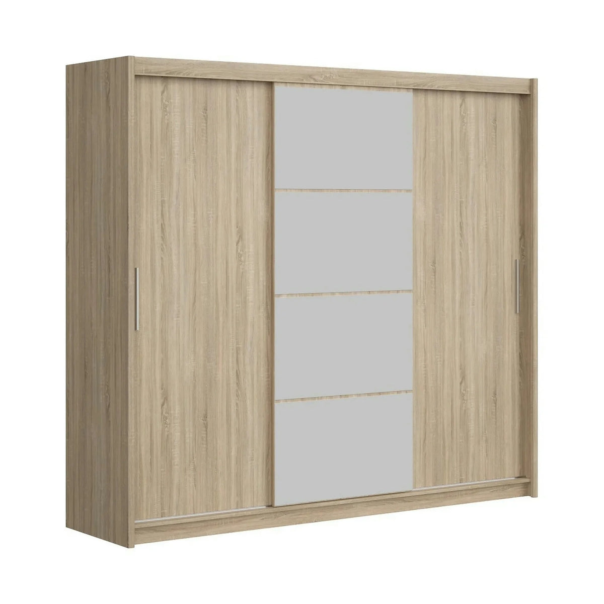 Dressing MARIO 240, stejar sonoma, PAL, cu 3 usi, 240x61x216 cm