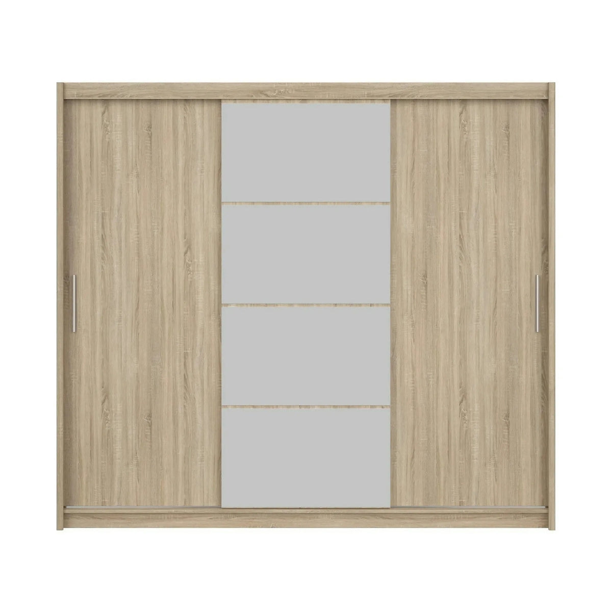 Dressing MARIO 240, stejar sonoma, PAL, cu 3 usi, 240x61x216 cm