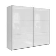 Dressing TETRIX, alb lucios, PAL, cu 2 usi, 220x60x196 cm