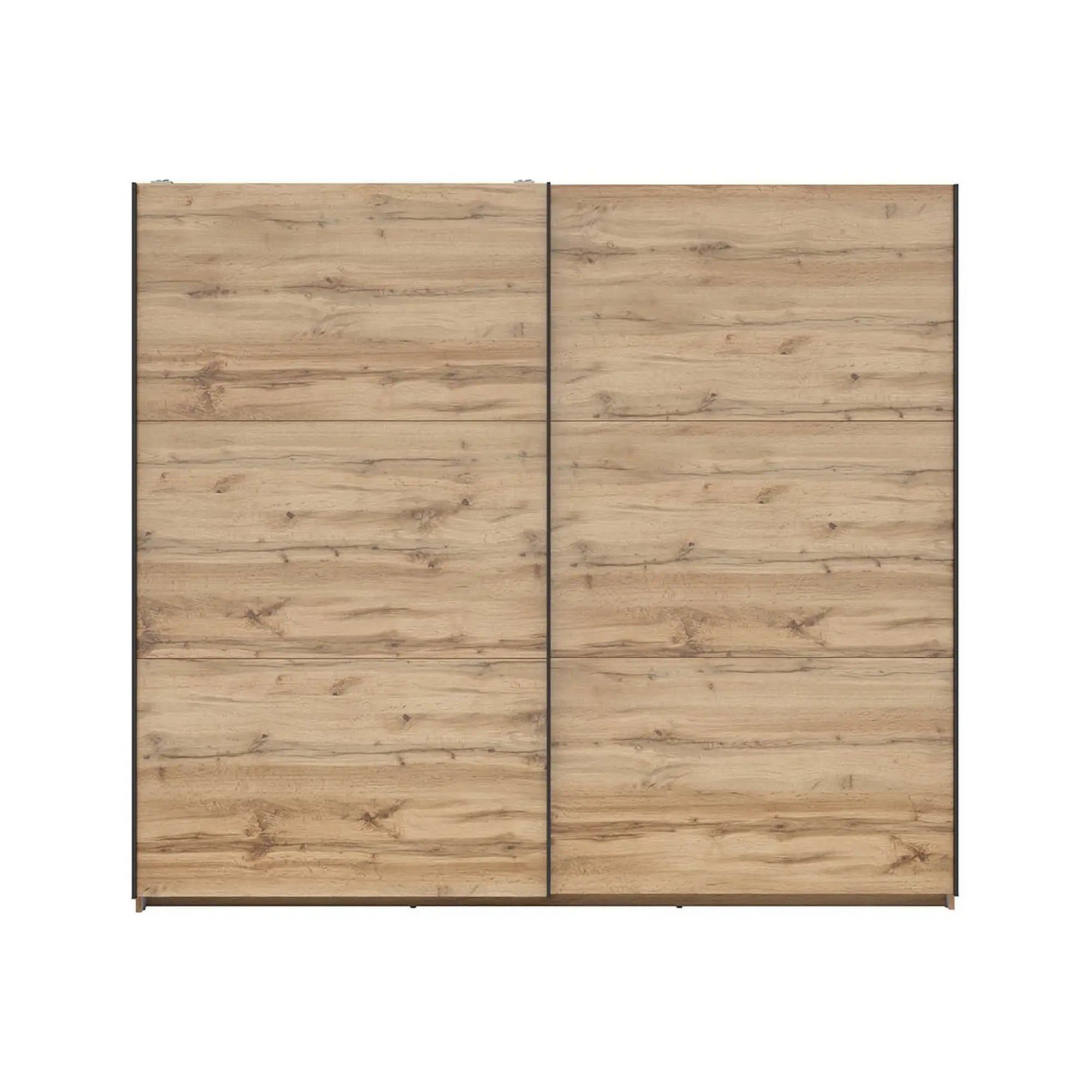 Dressing TETRIX, stejar wotan, PAL, cu 2 usi, 220x60x196 cm