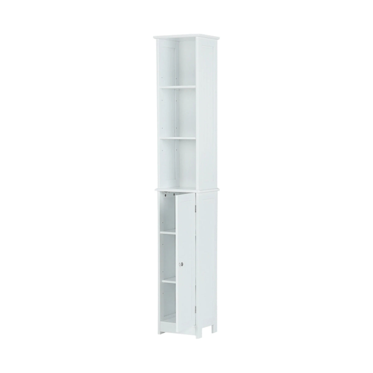 Dulap ATENE TYPUL 1, alb, cu o usa, 30x24x172 cm