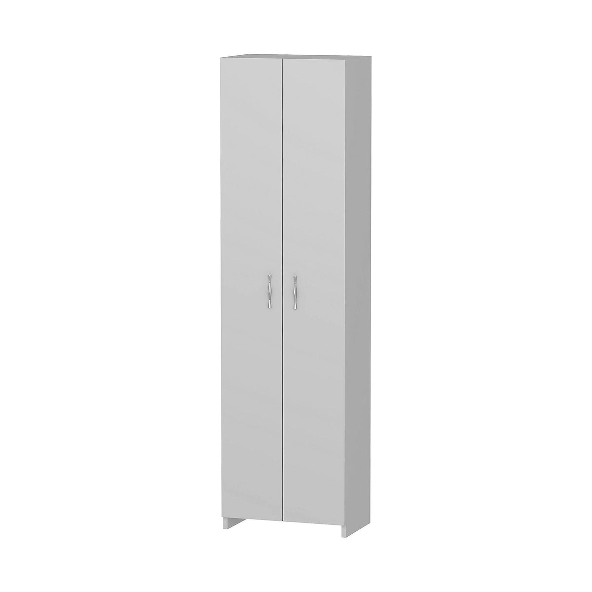 Dulap ATLANTIS, alb, PAL melaminat, cu 2 usi, 49x30x182 cm