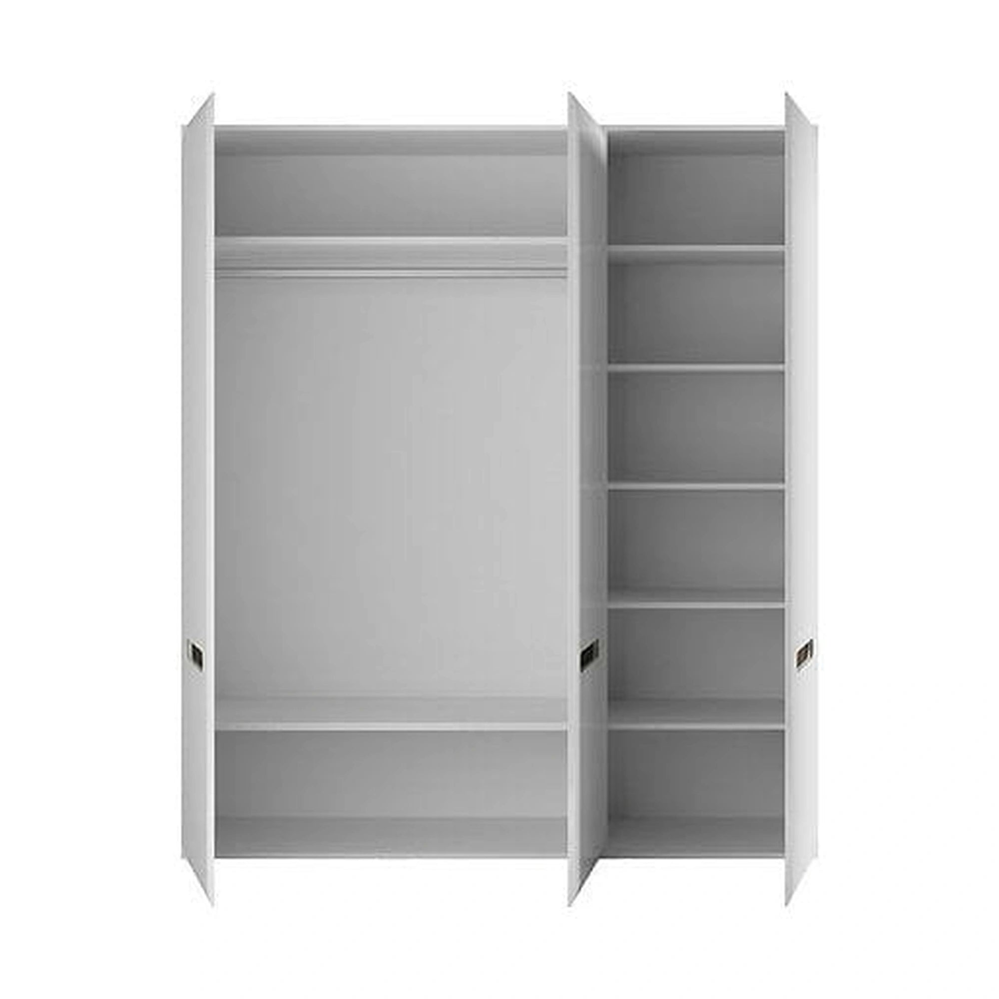 Dulap AZTECA TRIO, alb, cu 3 usi, 180x57x210 cm
