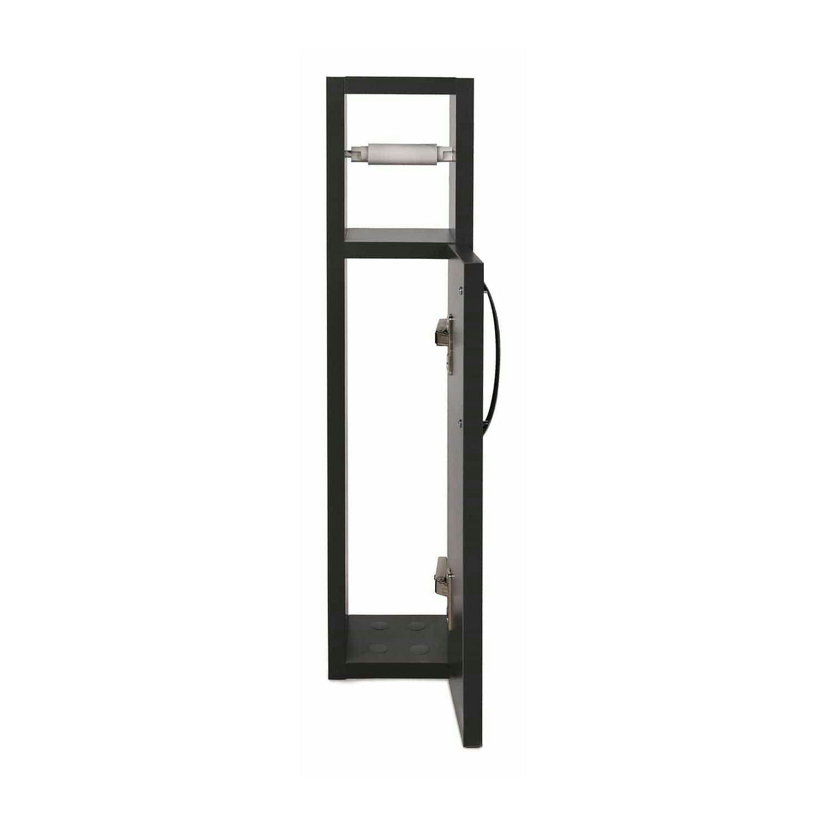 Dulap baie STAR, gri antracit, PAL, cu o usa, 15x12x65 cm