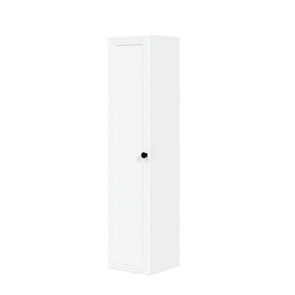 Dulap baie TORETO, alb mat, PAL laminat, cu o usa, 32x32x135 cm