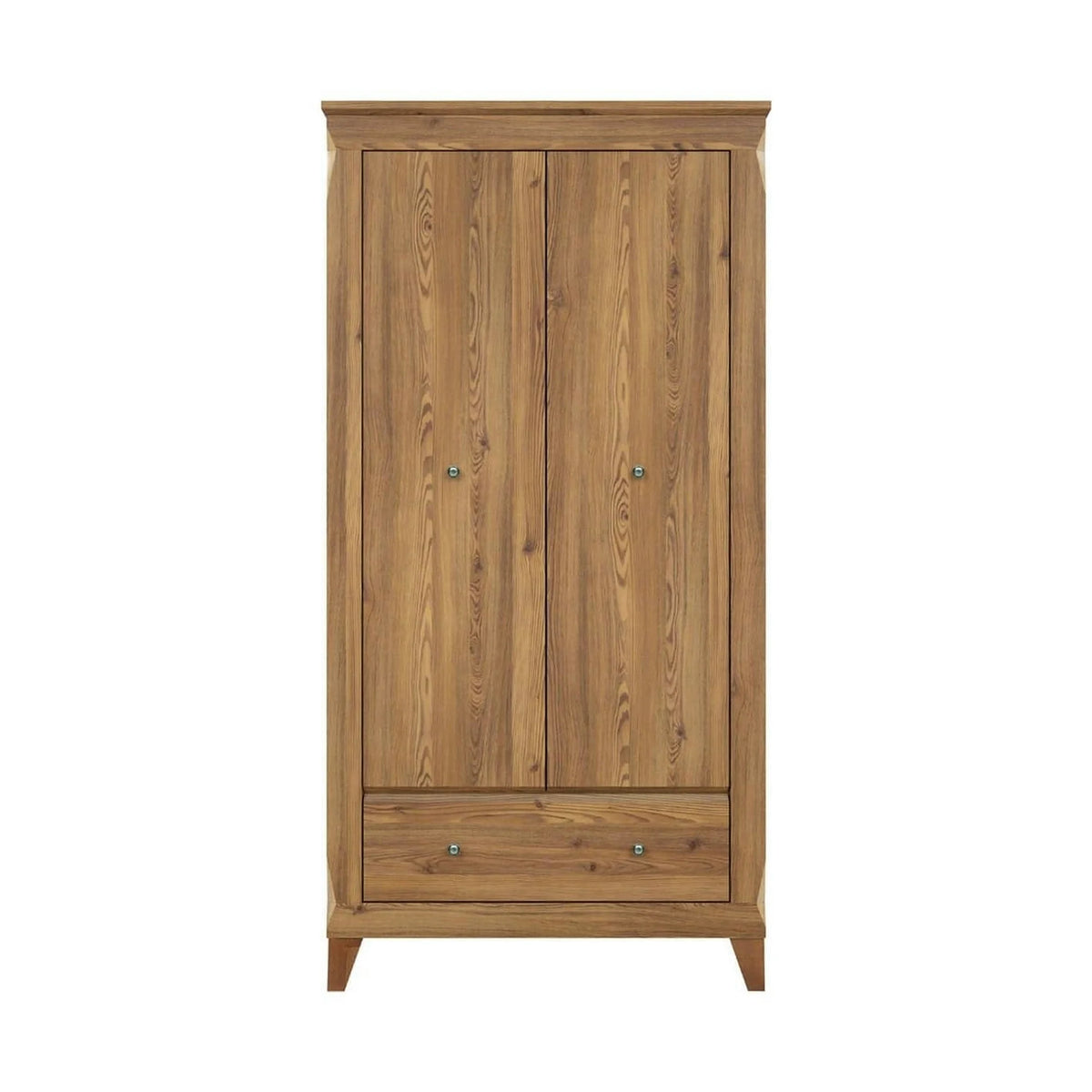 Dulap BERGEN, stejar zada Sibiu, PAL, cu 2 usi si un sertar, 102x63x202 cm