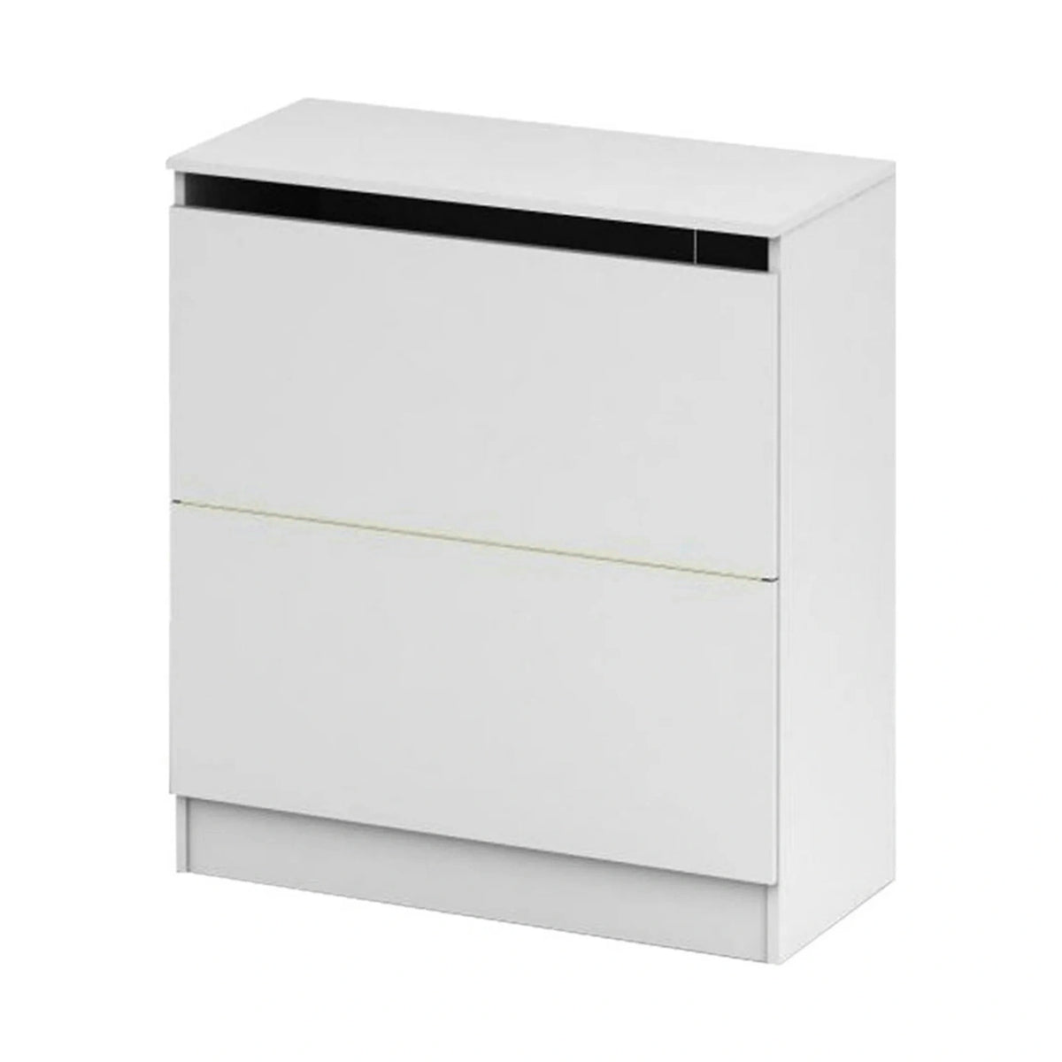 Dulap BETTY 2 BE-02-040, alb, DTD laminat, cu 2 usi, 85x39x93 cm