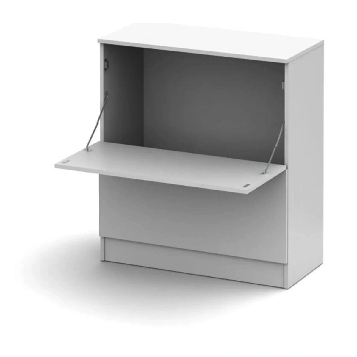 Dulap BETTY 2 BE-02-040, alb, DTD laminat, cu 2 usi, 85x39x93 cm