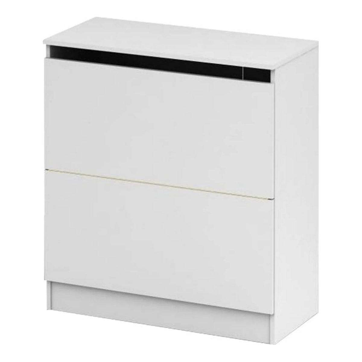 Dulap BETTY 2 BE-02-040, alb, DTD laminat, cu 2 usi, 85x39x93 cm