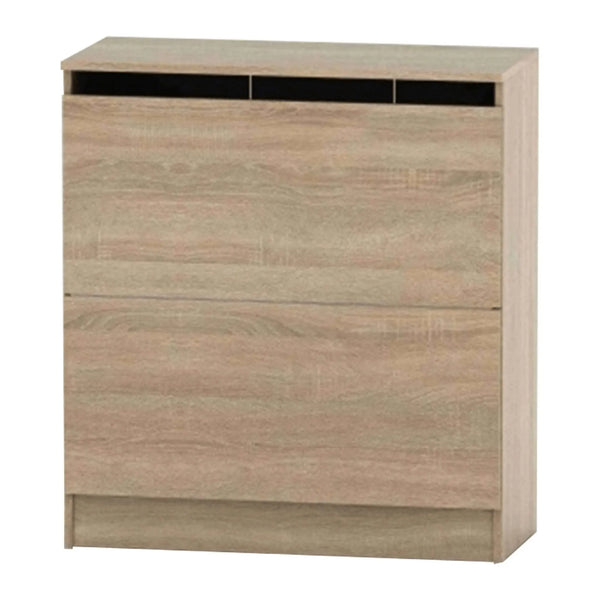Dulap BETTY 2 BE-02-040, stejar sonoma, DTD laminat, cu 2 usi, 85x39x93 cm