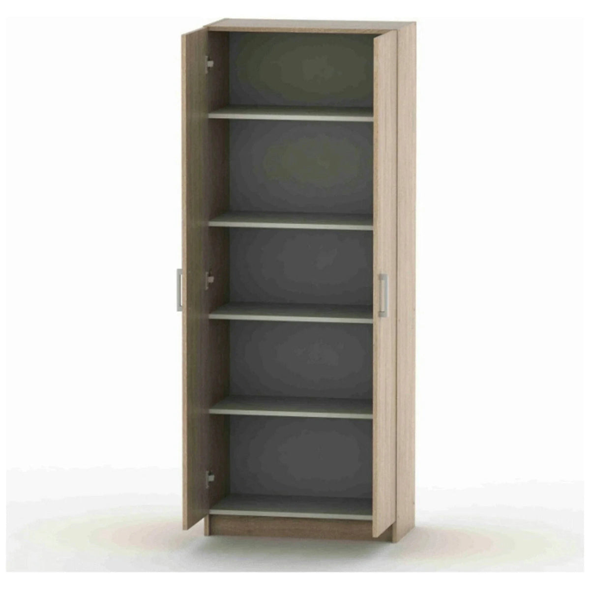 Dulap BETTY 7 BE07-004-00, stejar sonoma, DTD laminat, cu 2 usi, 70x37x183 cm