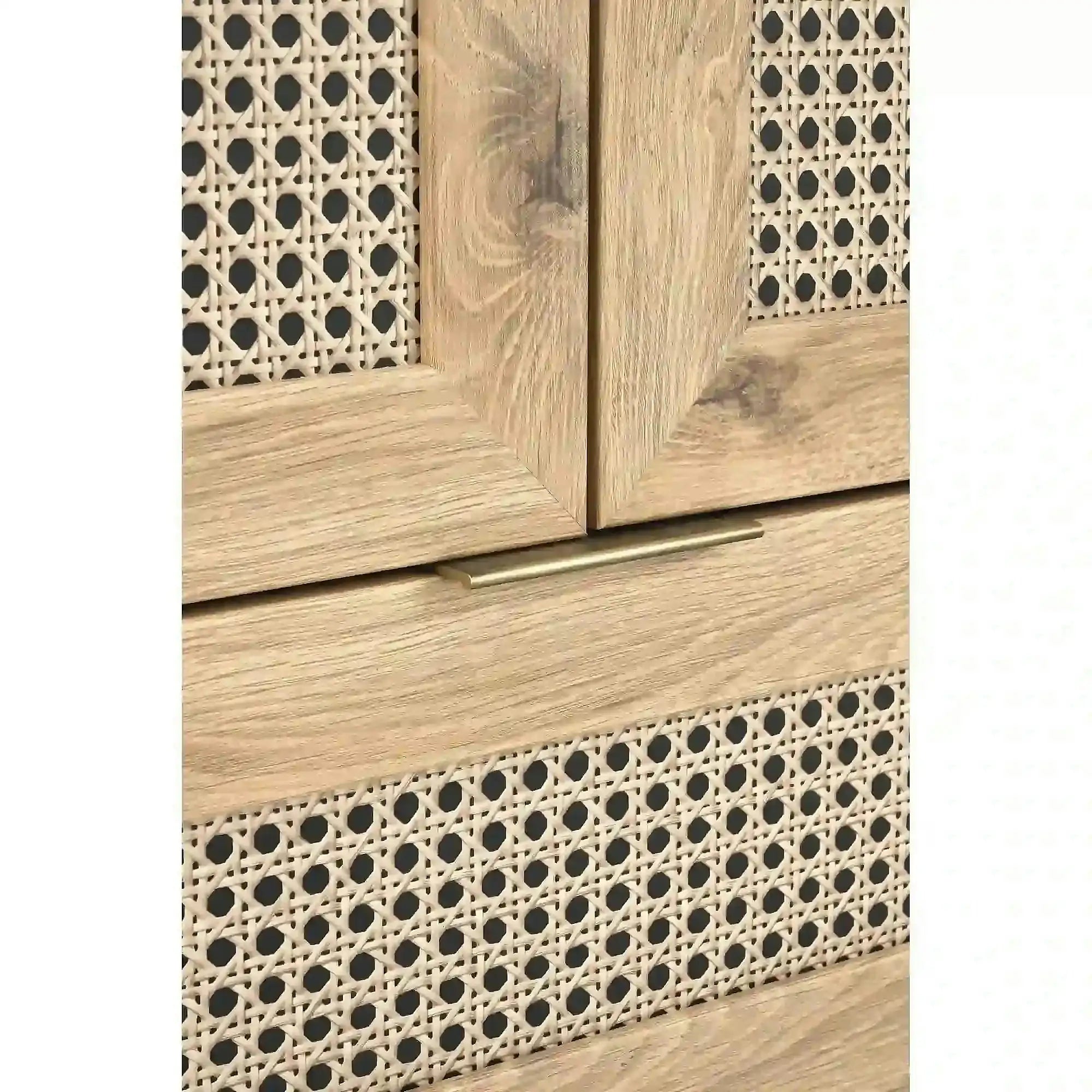 Dulap BORNEO, stejar artisan, cu 2 usi si un sertar, 80x57x200 cm