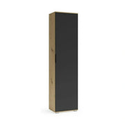 Dulap CLIF SL-50, stejar artisan/gri antracit, PAL laminat, cu o usa, 50x38x203 cm