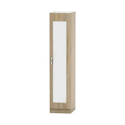Dulap cu oglinda BETTY 2 BE02-005-00, stejar sonoma, PAL melaminat, cu o usa, 45x57x220 cm