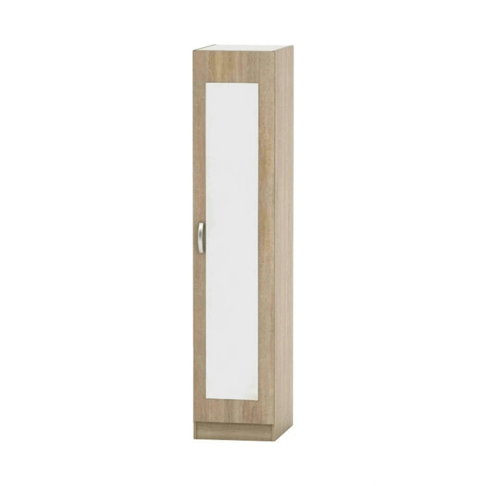 Dulap cu oglinda BETTY 2 BE02-005-00, stejar sonoma, PAL melaminat, cu o usa, 45x57x220 cm