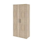 Dulap DUNAJ TIP 2, stejar sonoma, DTD laminat, cu 2 usi, 90x47x191 cm