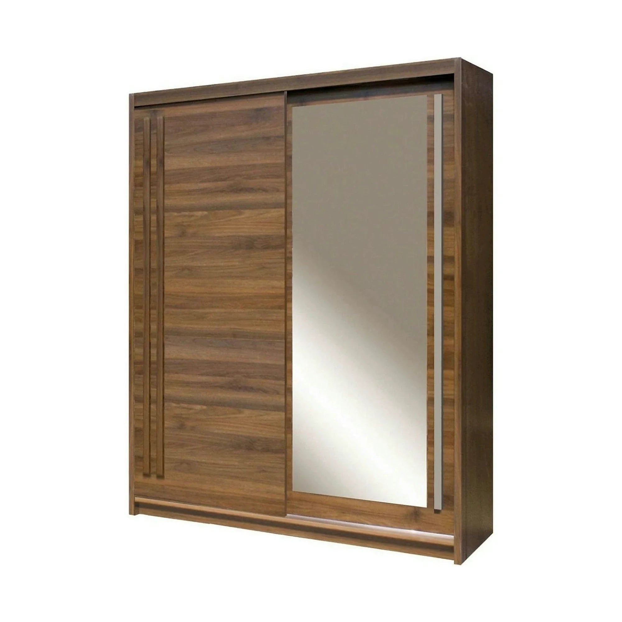 Dulap EFFECT, stejar columbia, PAL melaminat, cu 2 usi, 175x59x215 cm