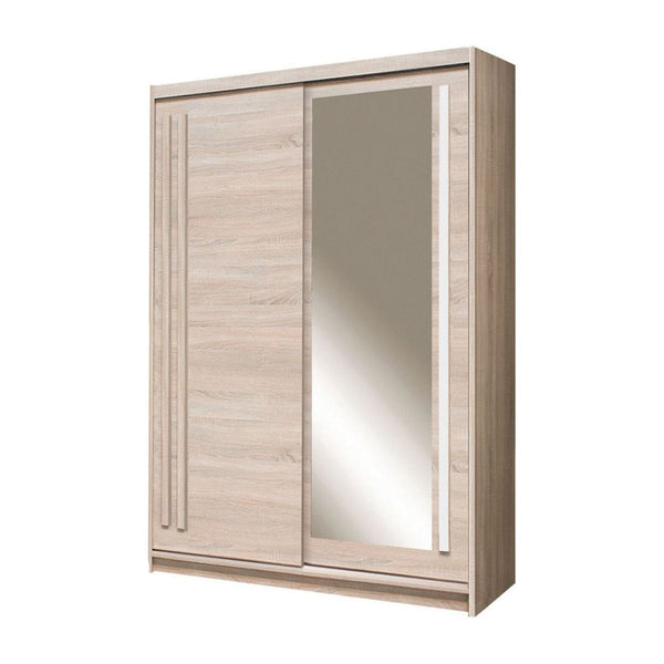 Dulap EFFECT, stejar sonoma, PAL, cu 2 usi, 150x59x215 cm