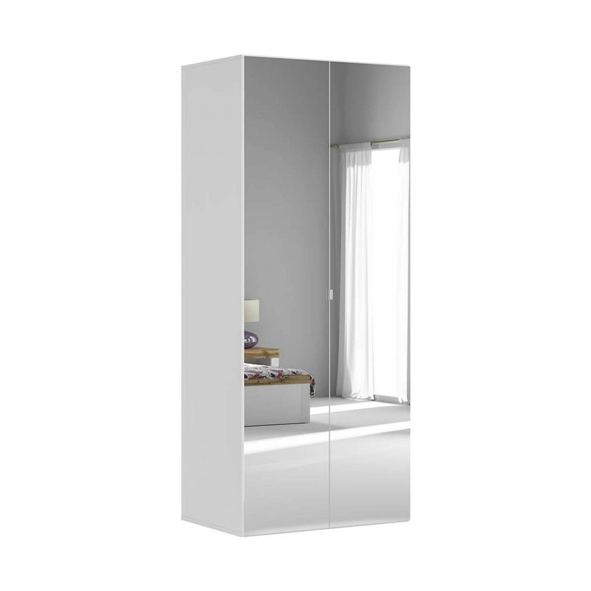 Dulap FLEX, alb, PAL, 100x66x240 cm