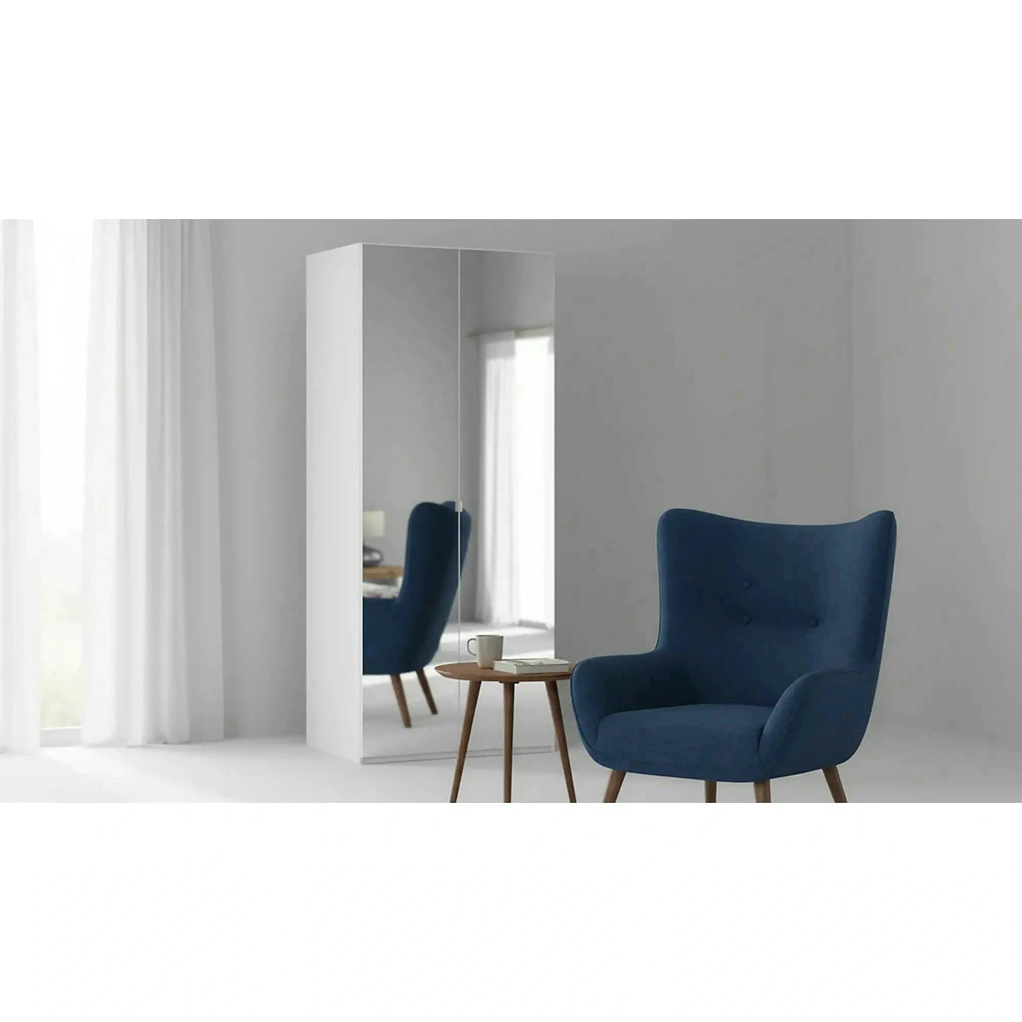 Dulap FLEX, alb, PAL, 100x66x240 cm