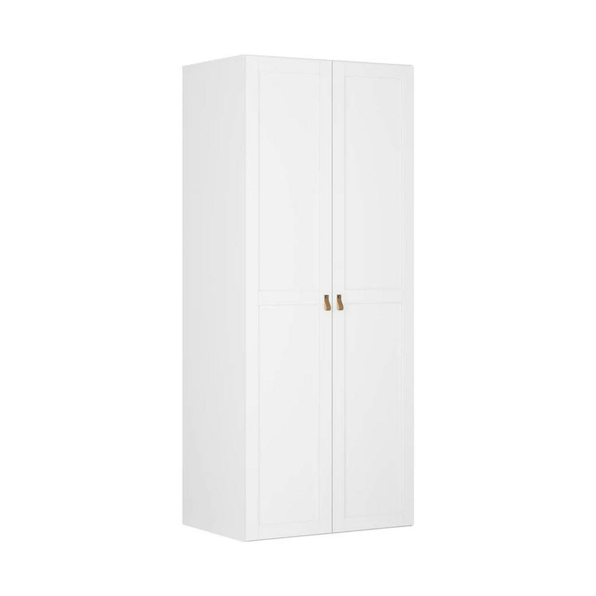 Dulap FLEX, alb, PAL, cu 2 usi, 100x66x240 cm