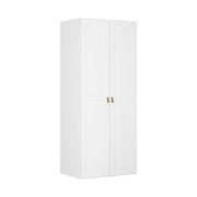 Dulap FLEX, alb, PAL, cu 2 usi, 100x66x240 cm
