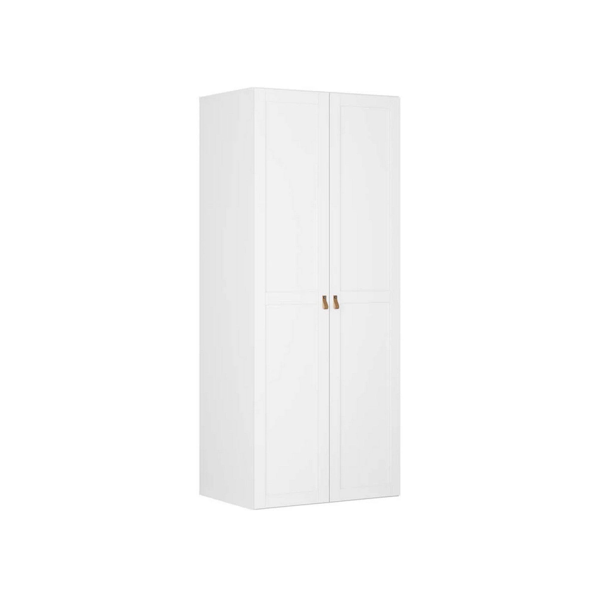 Dulap FLEX, alb, PAL, cu 2 usi, 100x66x240 cm