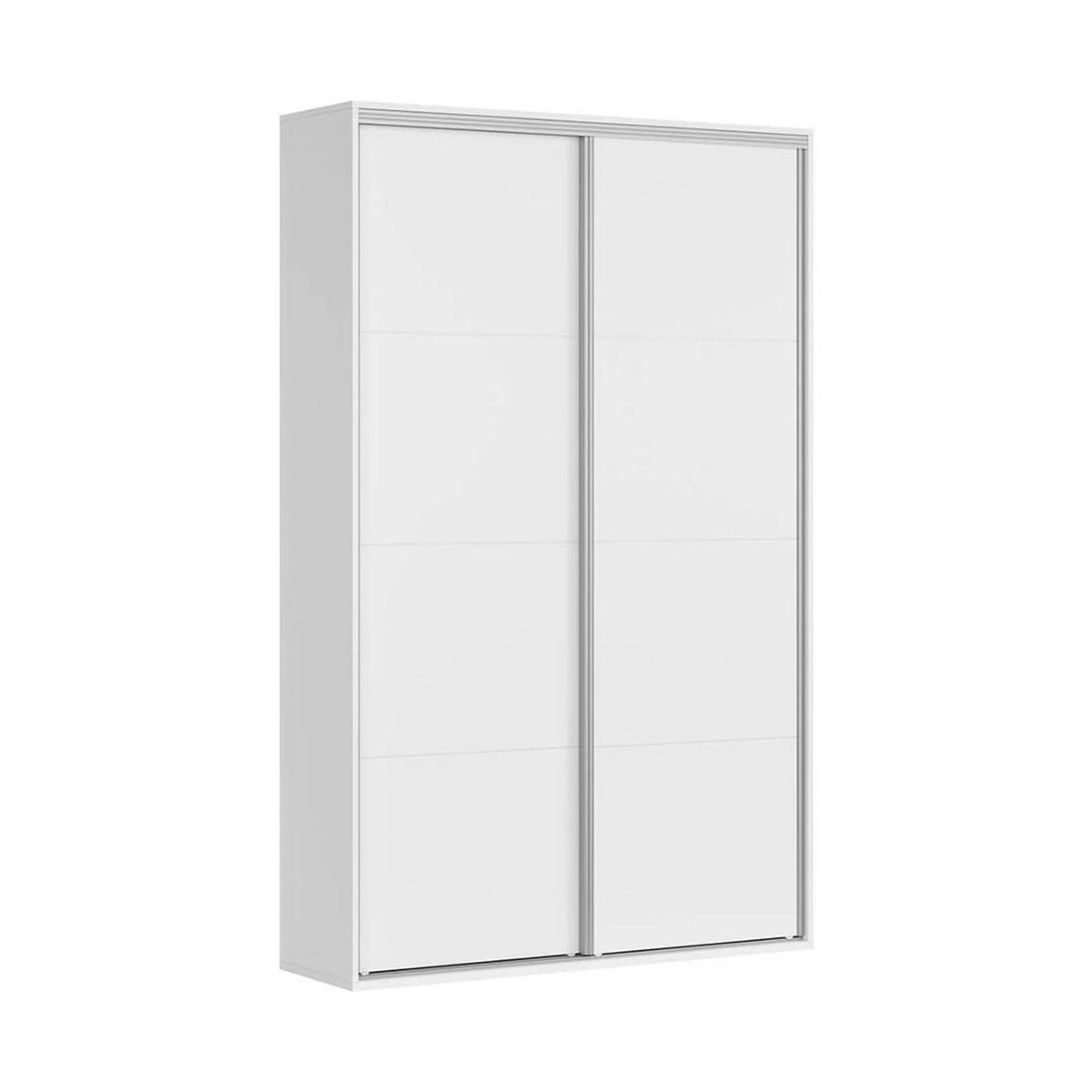 Dulap FLEX, alb, PAL, cu 2 usi, 150x45x240 cm