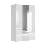 Dulap FLEX, alb, PAL, cu 3 usi, 150x66x240 cm