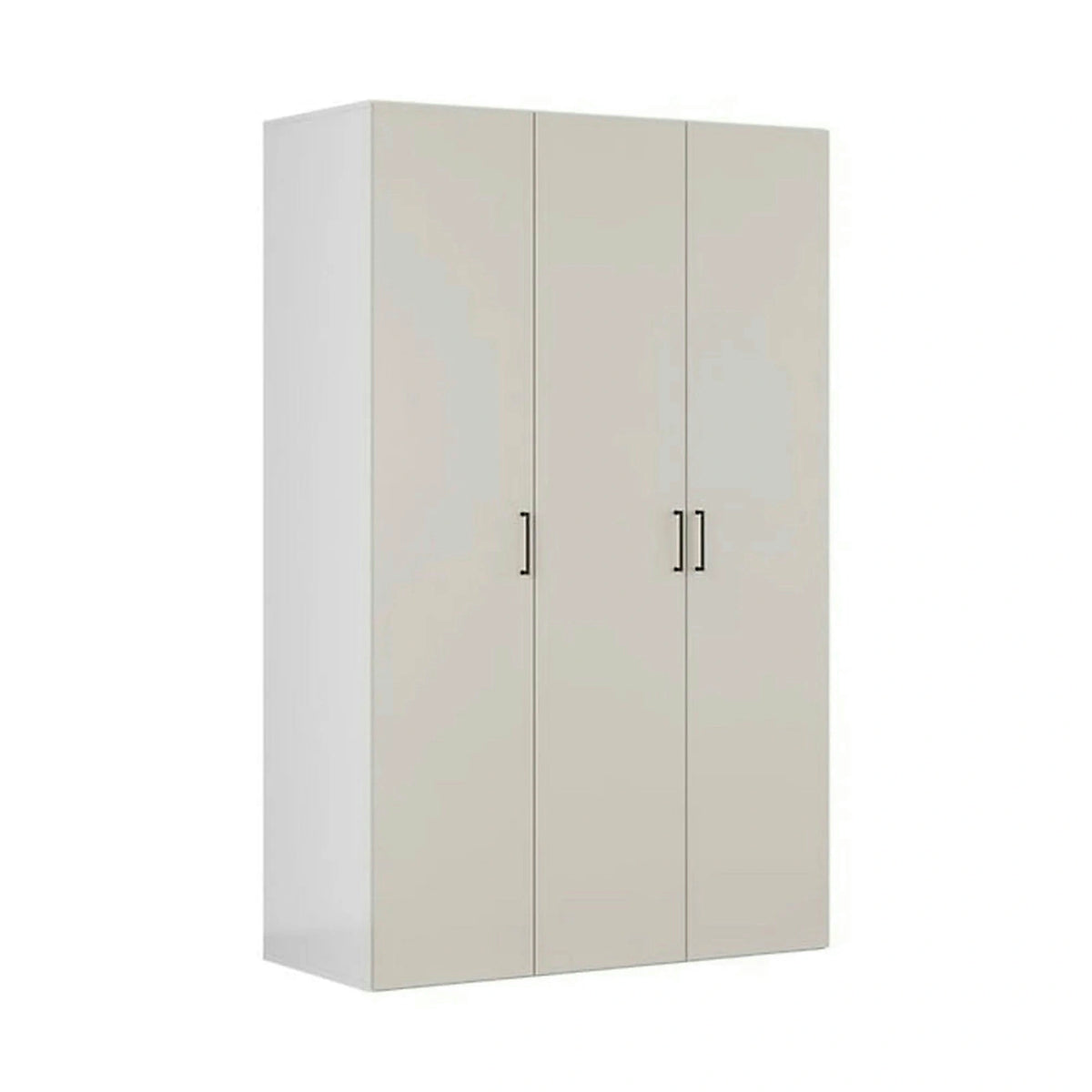Dulap FLEX, casmir/alb, PAL, cu 3 usi, 150x66x240 cm