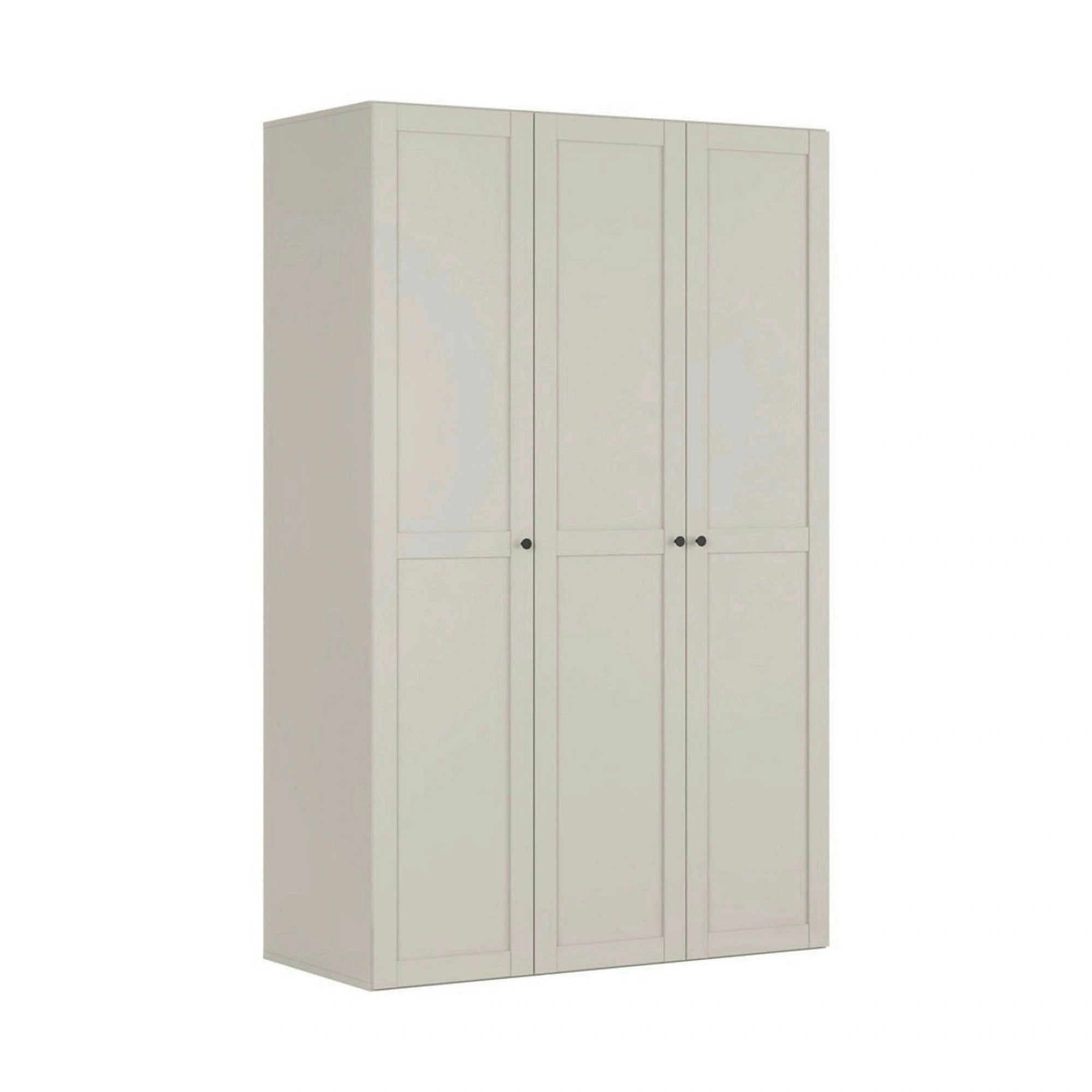 Dulap FLEX, casmir/negru, PAL, cu 3 usi, 150x66x240 cm