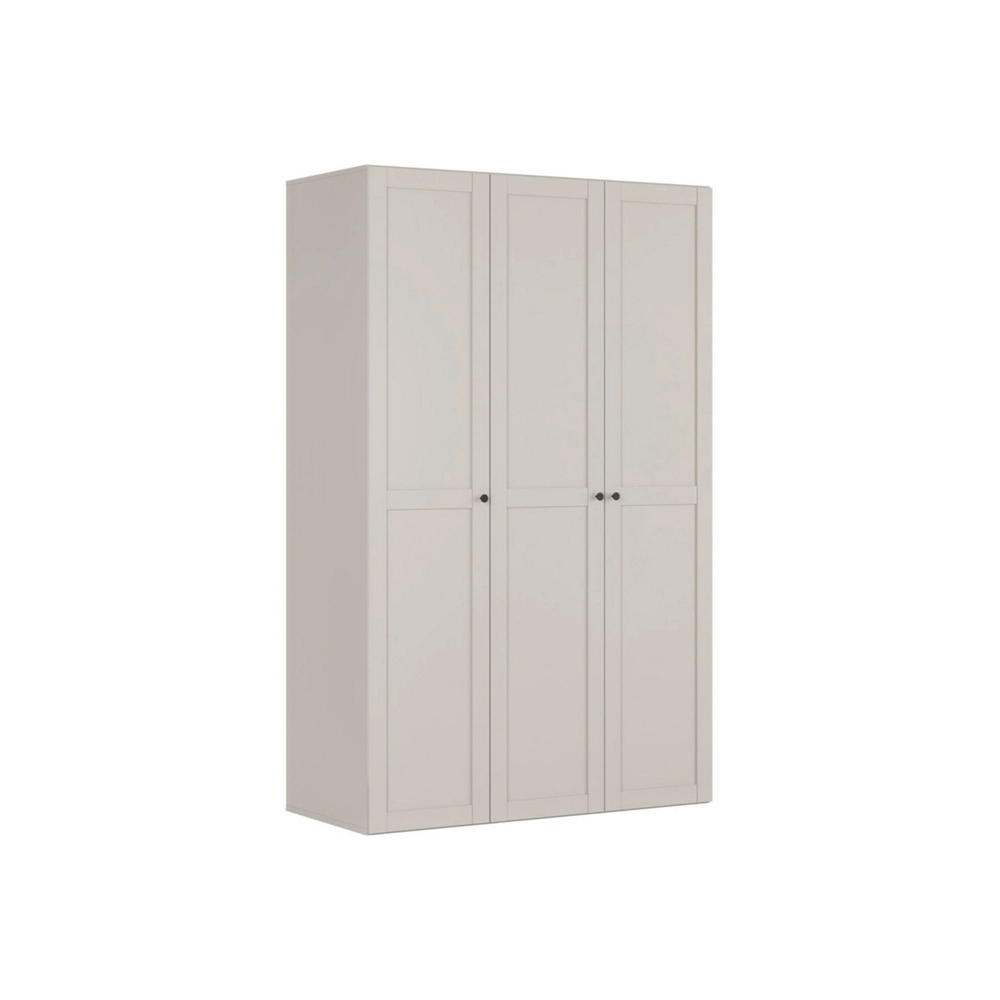 Dulap FLEX, casmir/negru, PAL, cu 3 usi, 150x66x240 cm