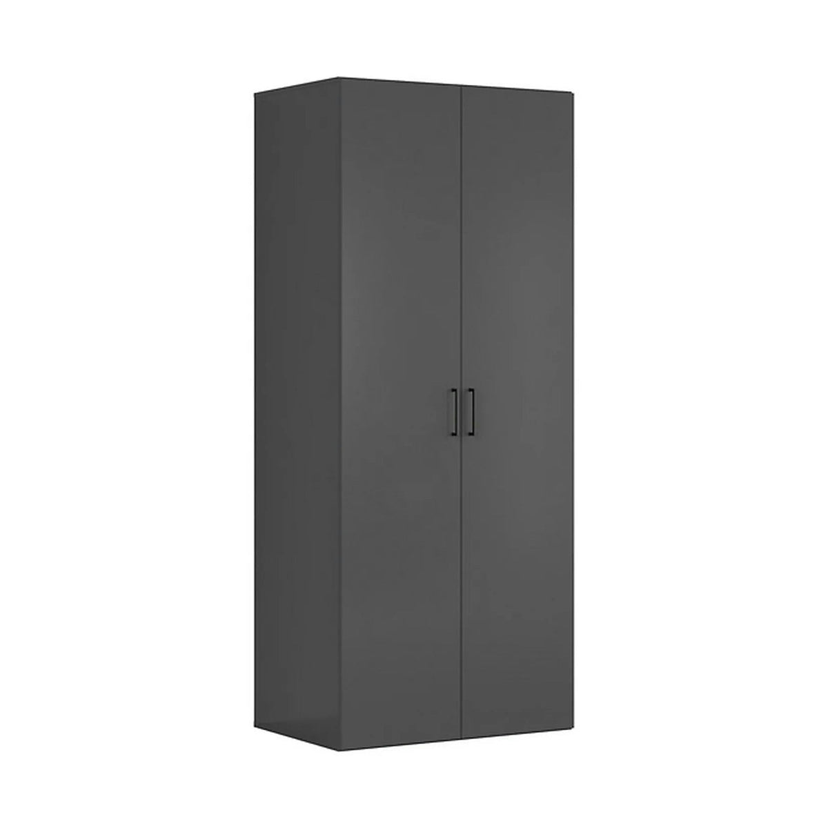 Dulap FLEX, gri grafit, PAL, 100x66x240 cm
