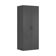 Dulap FLEX, gri grafit, PAL, 100x66x240 cm